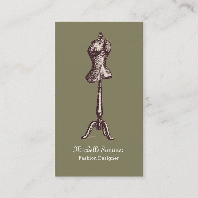 Plantilla de la tarjeta de visita del diseñador (Anverso)