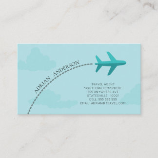 Plantilla de la tarjeta de visita del piloto del