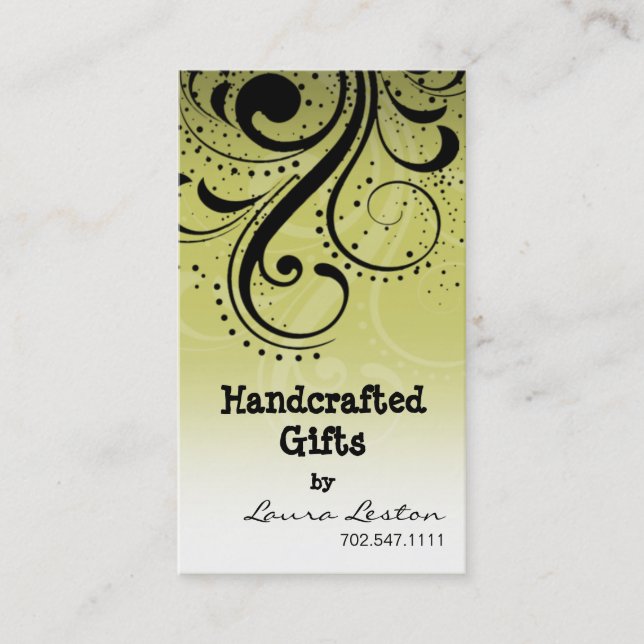 Plantilla de la tarjeta de visita del remolino de (Anverso)