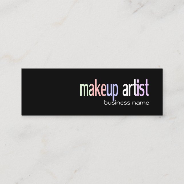 Plantilla de la tarjeta de visita del salón del (Anverso)