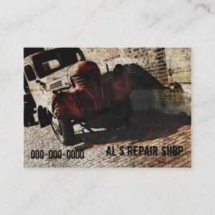 plantilla de la tarjeta de visita del taller de