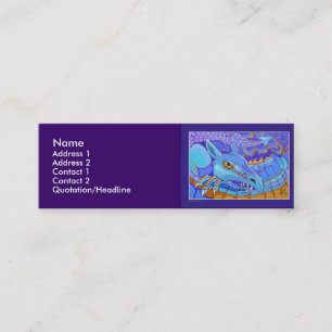 Plantilla de la tarjeta del perfil - dragón