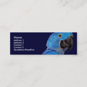 Plantilla de la tarjeta del perfil - Macaw del