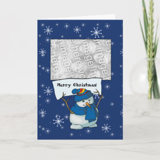 ¡Plantilla de la tarjeta - Felices Navidad del