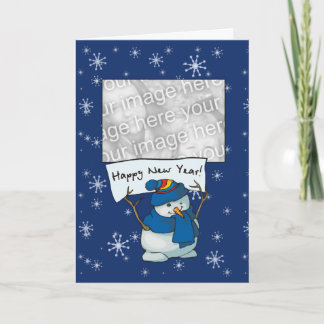 ¡Plantilla de la tarjeta - Feliz Año Nuevo!