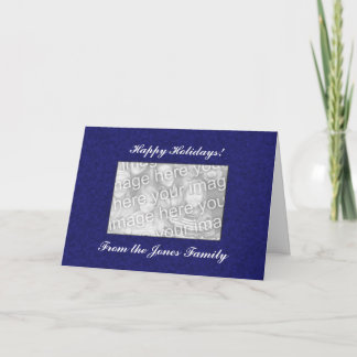 Plantilla de la tarjeta - mosaico azul