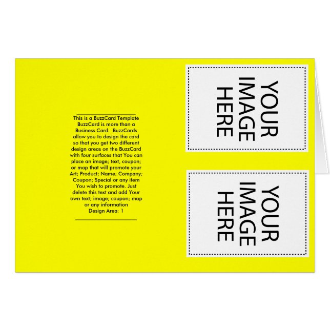 Plantilla de la tarjeta postal Los regalos de Zazz (Anverso (Horizontal))