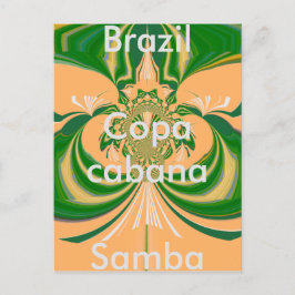 Plantilla de la tarjeta postal verde dorada roja d