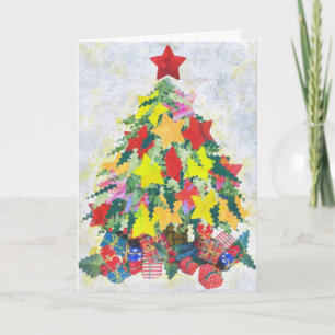 Plantilla de la tarjeta Trabajo hecho de Santa