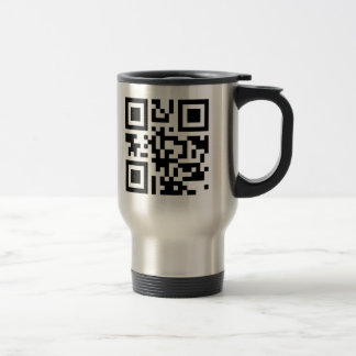Plantilla de la taza del viaje del código de QR