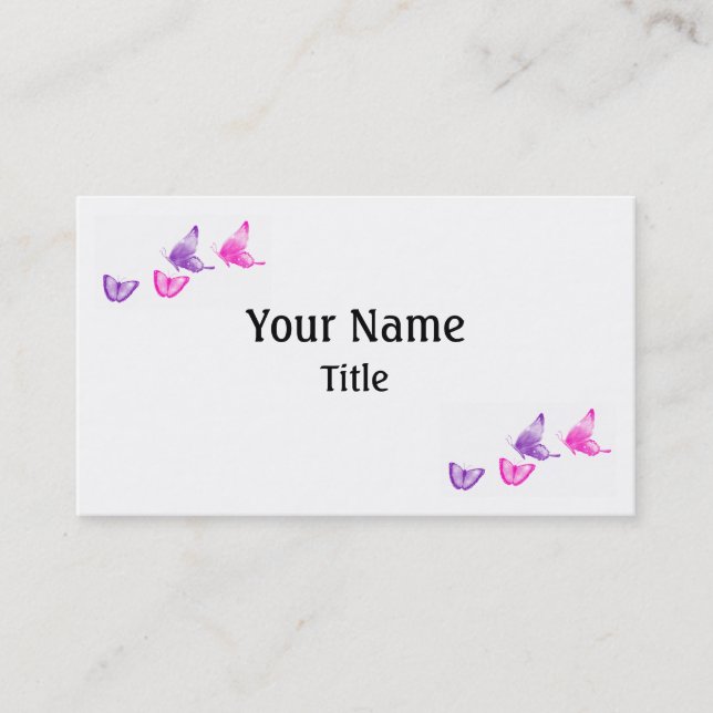 Plantilla de las tarjetas de visita de la foto del (Anverso)