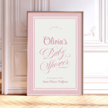 Plantilla de letrero de bienvenida para baby showe