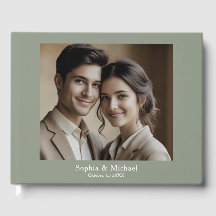 Plantilla de libro de invitados de Boda de fotogra