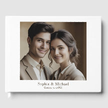 Plantilla de libro de invitados de Boda de fotogra