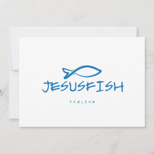 Plantilla de logotipo de Jesús FISH