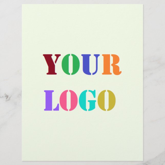 Plantilla de logotipo de personalizado o folleto d (Frente)