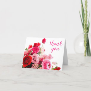Plantilla de Mano de Gracias Escritura a Mano Rosa