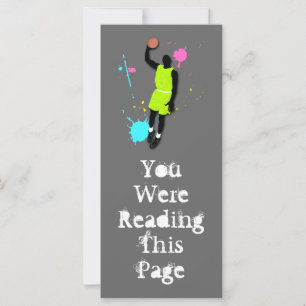 Plantilla de marcadores de Fluo Basketball Player