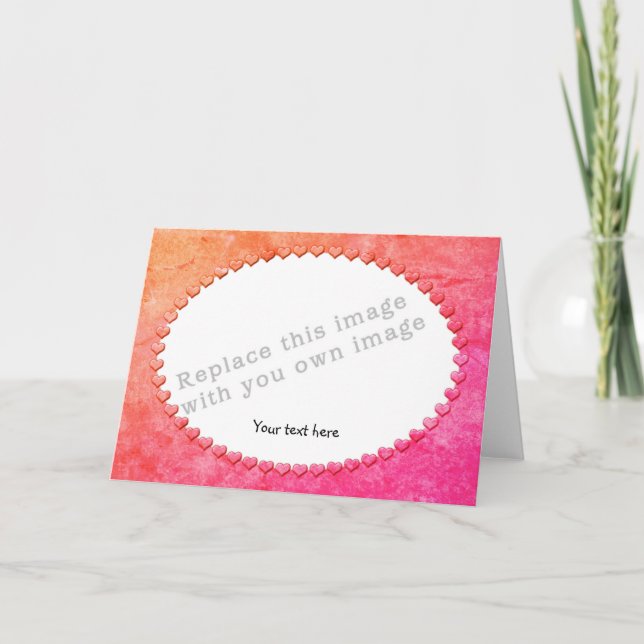 Plantilla de marco de corazón (Anverso)