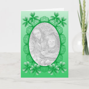 Plantilla de marco de foto irlandés