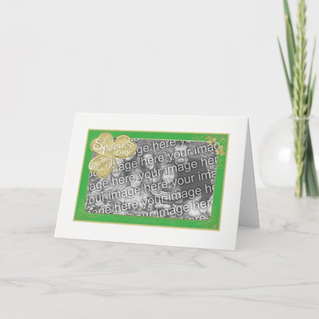 Plantilla de marco fotográfico de San Patricio (Anverso)