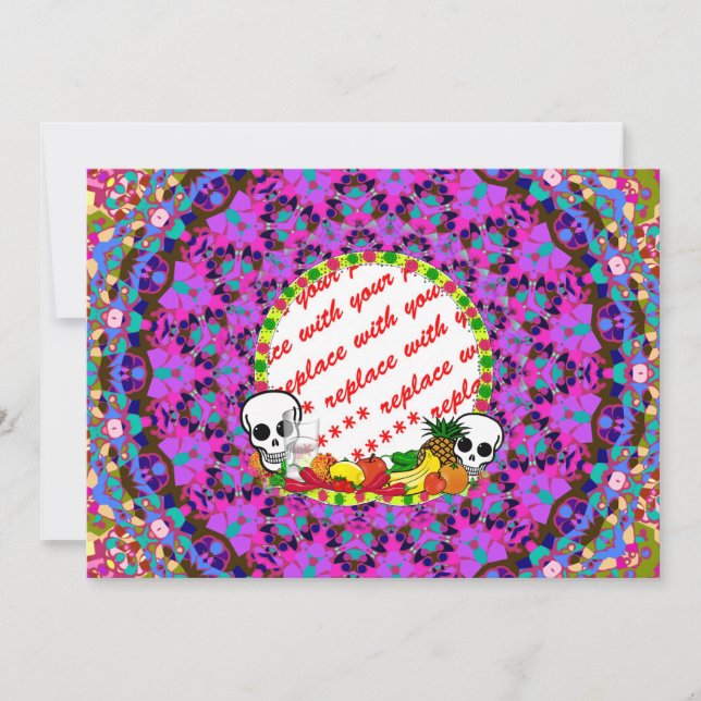 Plantilla de marco fotográfico DIA DE LOS MUERTOS (Anverso)