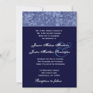 Plantilla de matrimonio de Damasco de la medianoch