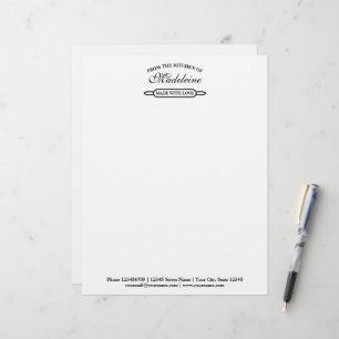 Plantilla de membrete de alfileres de alfileres de