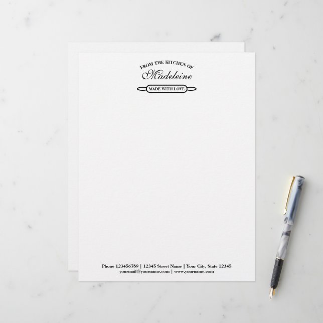 Plantilla de membrete de alfileres de alfileres de (Anverso/Reverso In Situ)