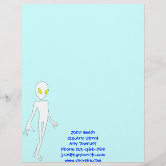 Plantilla de membrete de Alien