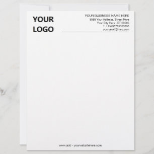 Plantilla de membrete de nombre de logotipo Person