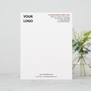 Plantilla de membrete profesional de diseño
