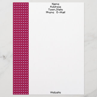 Plantilla de membrete rojo, blanco y marrón