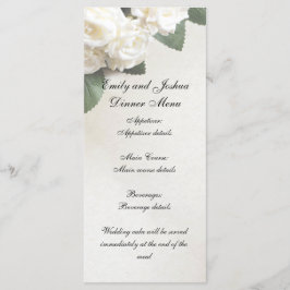 Plantilla de menú de cena de boda personalizable B