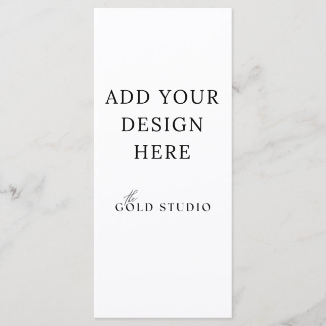 Plantilla de menú en blanco (4 x 9) (Anverso)