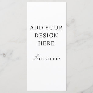 Plantilla de menú en blanco (4 x 9)