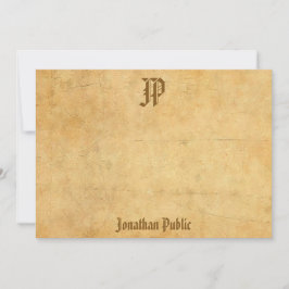 Plantilla de monograma manuscrita personalizada