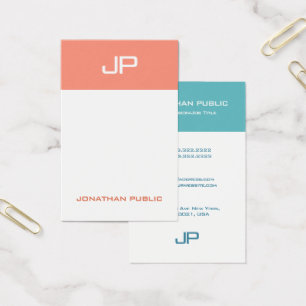 Plantilla de monograma moderno Colores elegantes d