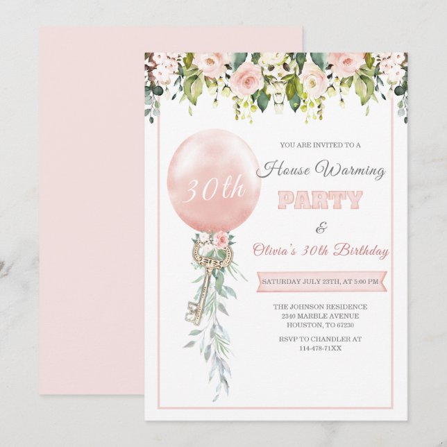 Plantilla de natalidad y calentamiento de hogares  (Anverso / Reverso)