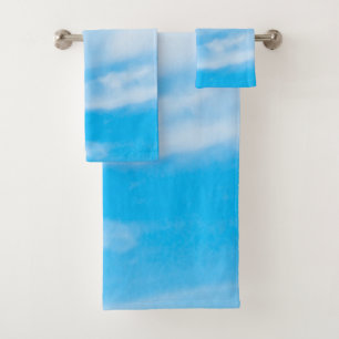 Plantilla de naturaleza de moda de cielo azul y nu
