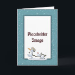 Plantilla de navidades con Snowman<br><div class="desc">Un marco bonito y caprichoso para tus imágenes. Reemplace la imagen de marcador de posición con su propia imagen y cambie el texto en el interior de la tarjeta por su propio texto. Si desea cambiar el color del texto o el tipo de letra o puede agregar una imagen al...</div>