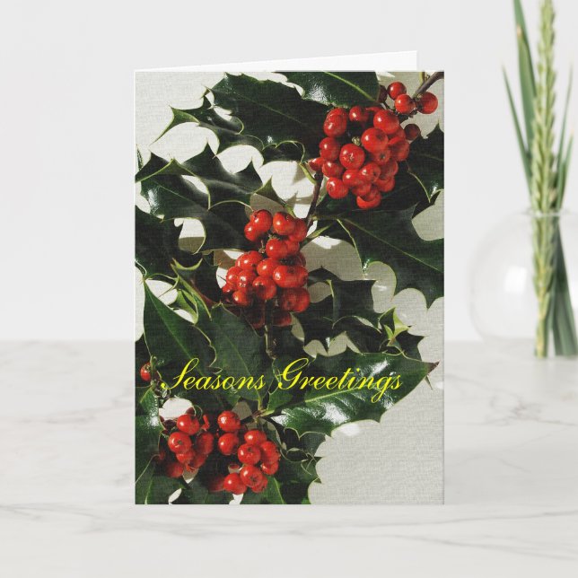 Plantilla de Navidades Holly (Anverso)