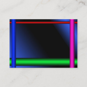 Plantilla de neón #2 de la tarjeta de visita