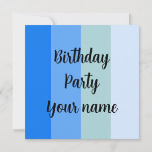 Plantilla de nombre de fiesta de cumpleaños