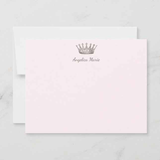 Plantilla de nombre de guión de princesa de corona (Anverso)