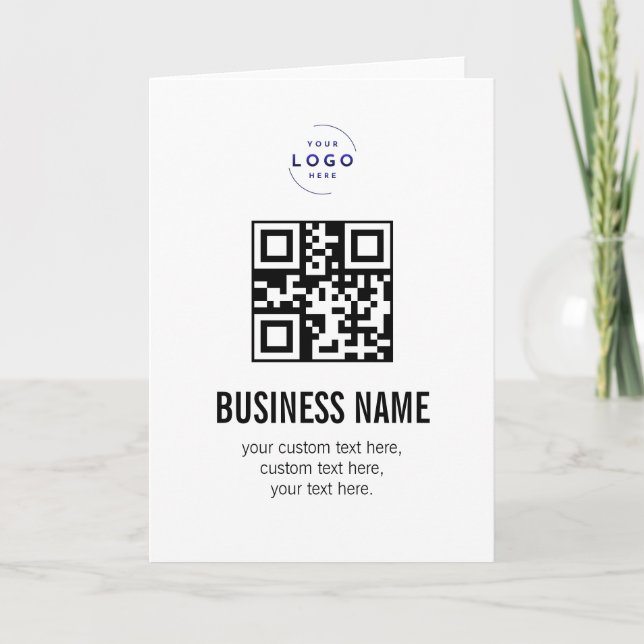 Plantilla de nombre de logotipo comercial de códig (Anverso)