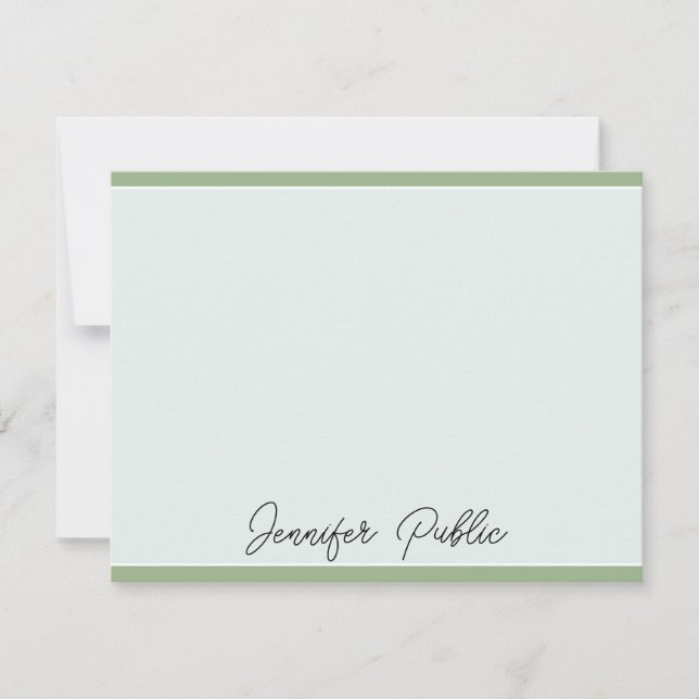 Plantilla de nombre de script elegante moderno par (Anverso)