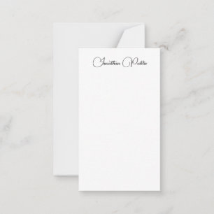 Plantilla de nombre de script manuscrito moderno p