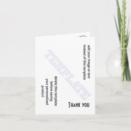 Plantilla de nota de agradecimiento