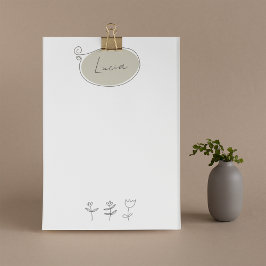Plantilla de notas Post-it® dibujadas a mano